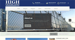 Desktop Screenshot of highcountryfence.com